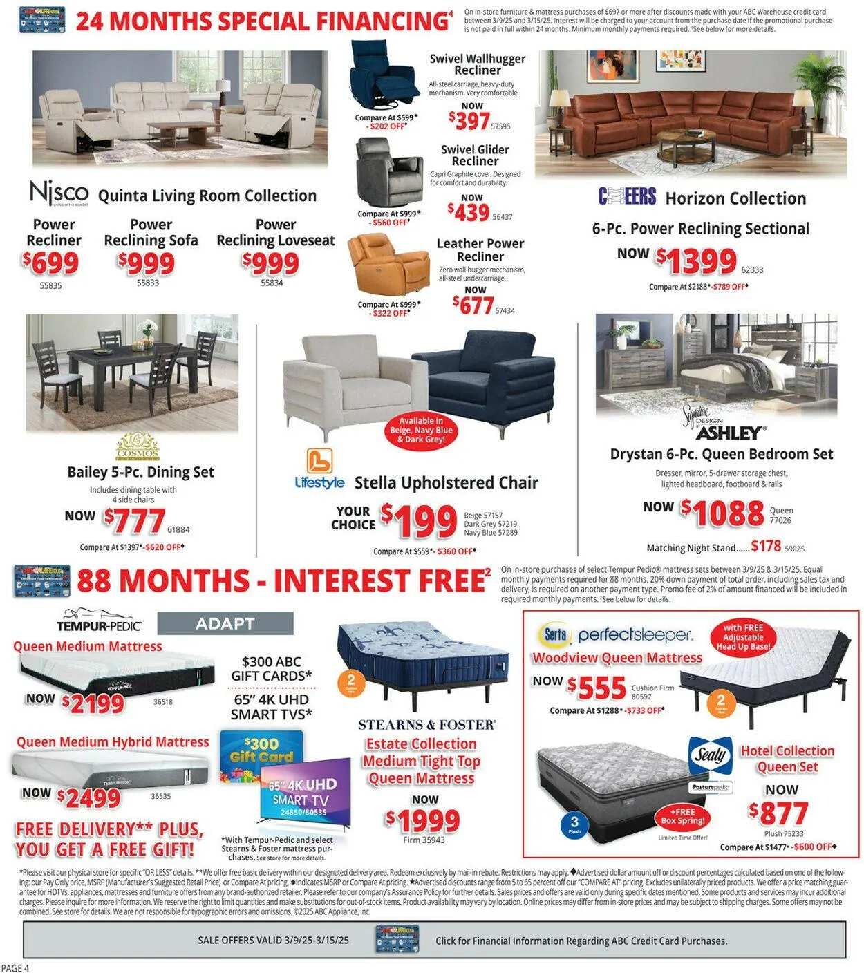Weekly ad ABC Warehouse Current weekly ad from March 9 to March 15 2025 - Page 4