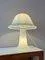 Mushroom Lamp White with Zebra Pattern from Peill & Putzler