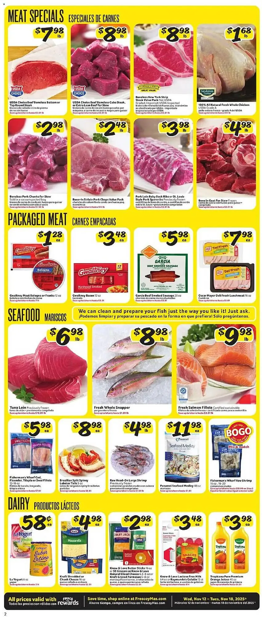 Weekly ad Fresco y Más weekly ad from November 12 to November 19 2025 - Page 2