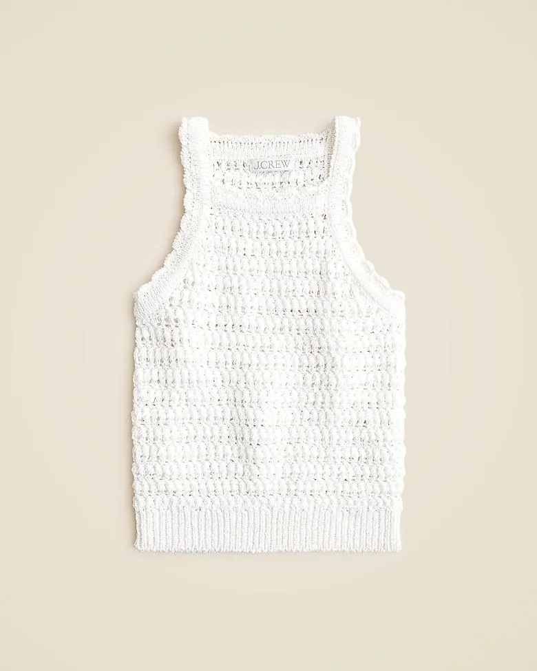 Montauk crochet tank top