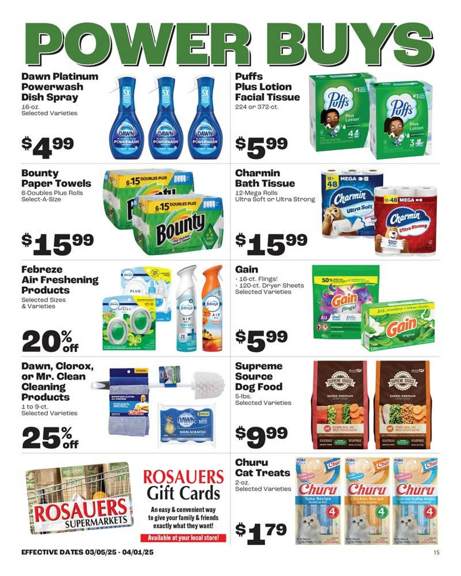 Weekly ad Rosauers Weekly Ad from March 5 to April 1 2025 - Page 15
