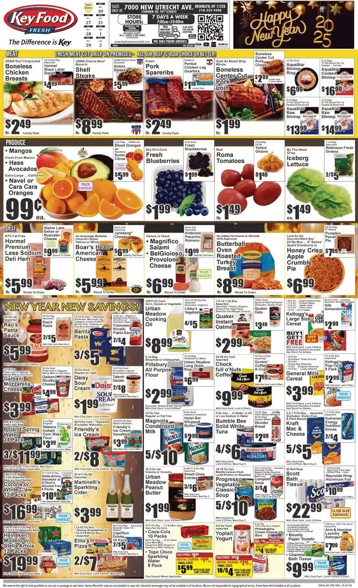 Weekly ad Top deals and discounts from December 27 to January 2 2025 - Page 1