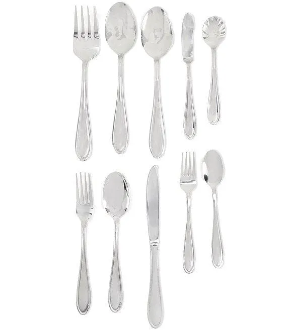 Heritage 45-Piece Stainless Steel Flatware Set