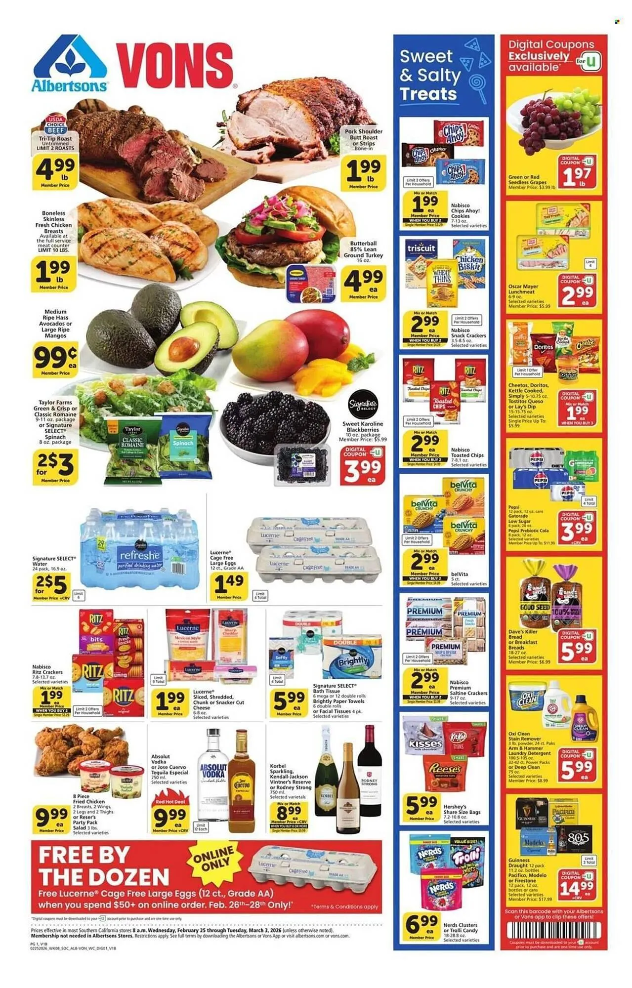 Weekly ad Albertsons weekly ad from February 25 to March 3 2026 - Page 1
