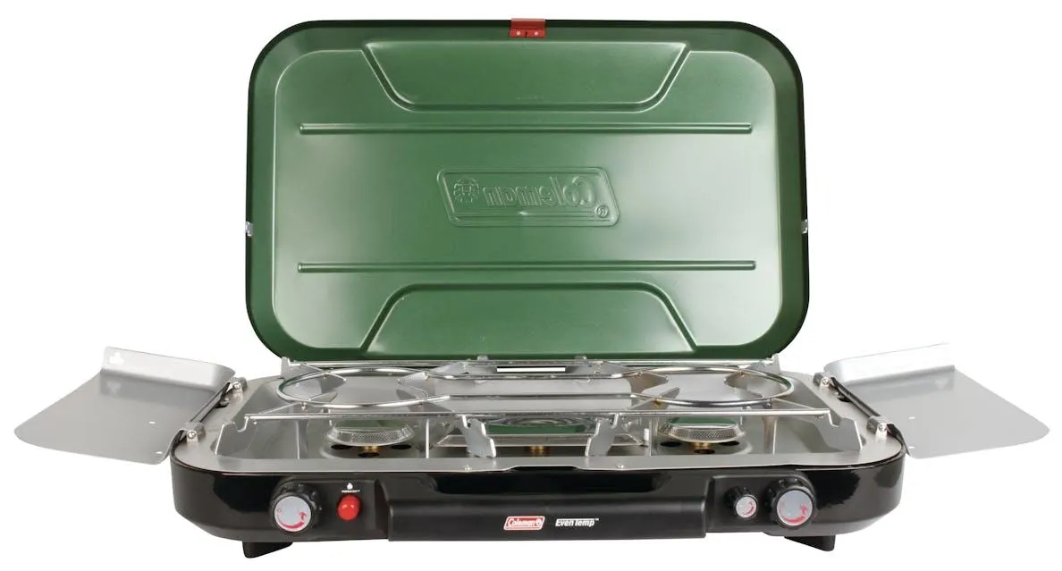 Even-Temp™ Propane Gas Camping Stove, 3-Burner