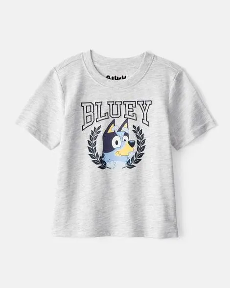 Baby Neutral Bluey Short-Sleeve Graphic Tee - Grey