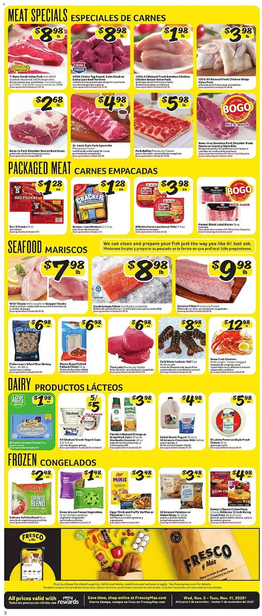 Weekly ad Fresco y Más weekly ad from November 5 to November 12 2025 - Page 2