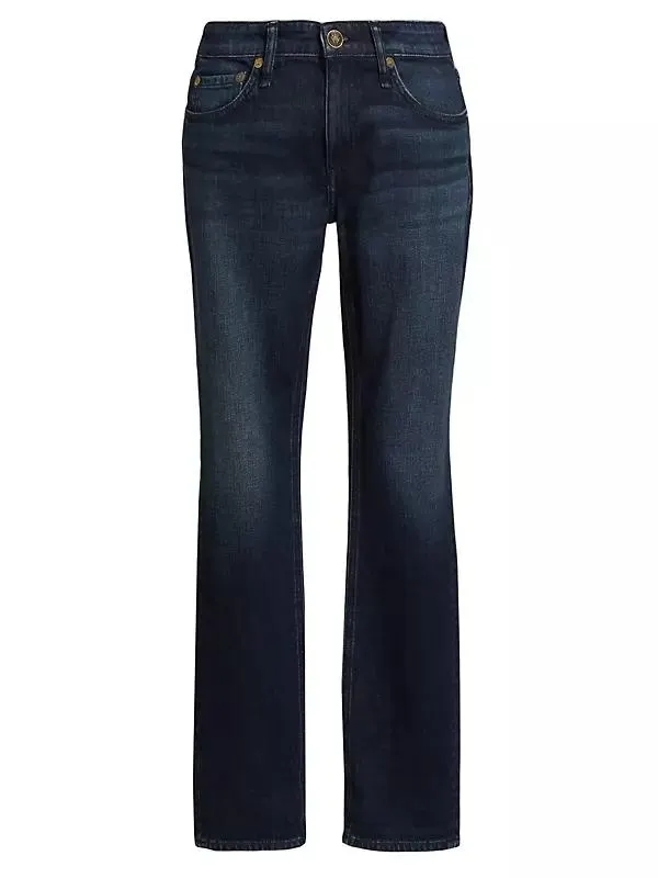 Dre Low-Rise Stretch Slim Boyfriend Jeans