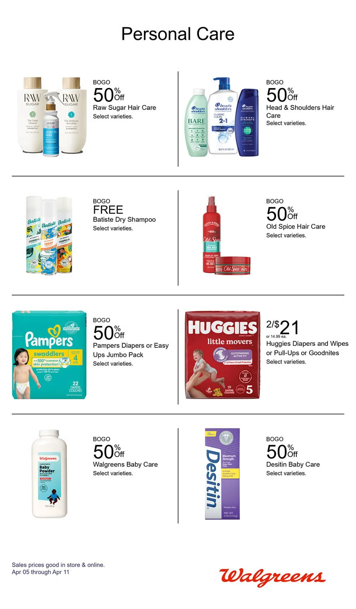 Weekly promotion Walgreens weekly ad spanning from April 5 to April 11 2026 - Page 24 for Catalogue 365