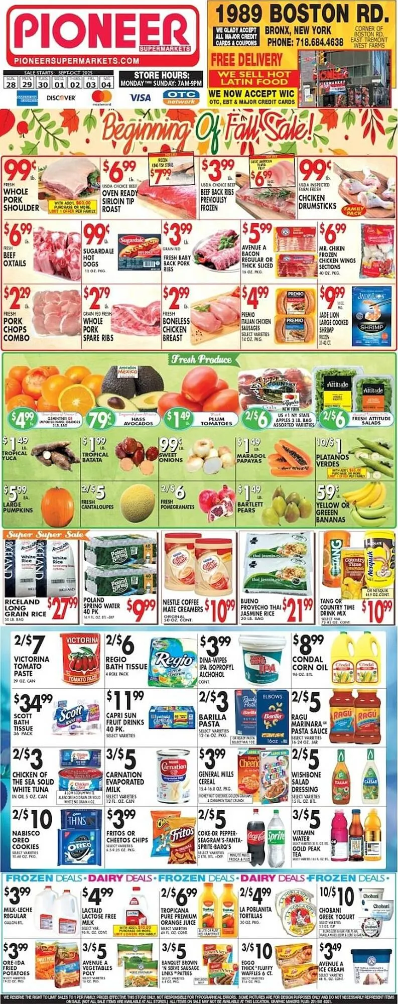 Weekly ad Pioneer Supermarkets weekly ad from September 28 to October 4 2025 - Page 1