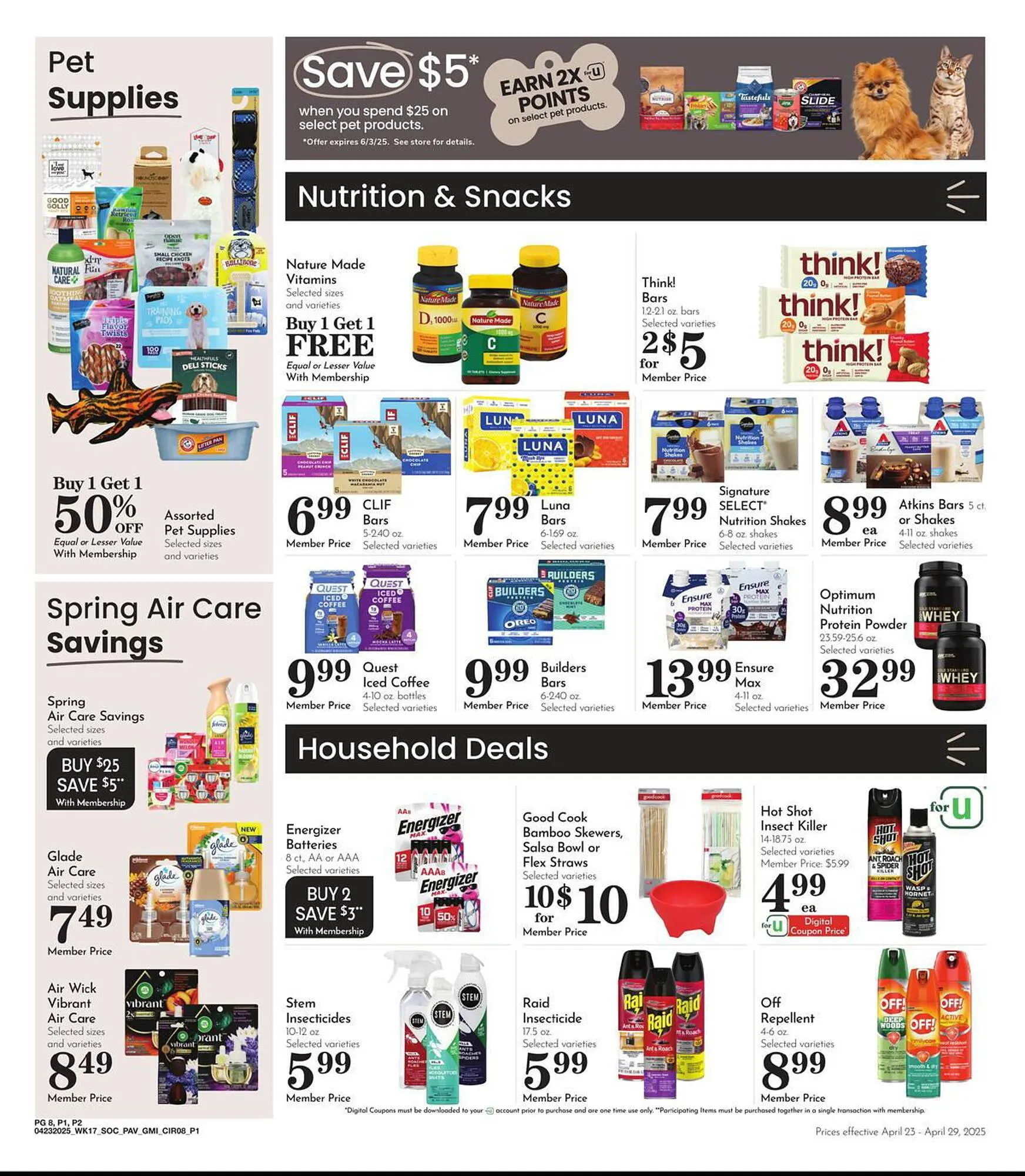 Weekly ad Pavilions Weekly Ad from April 23 to April 29 2025 - Page 8