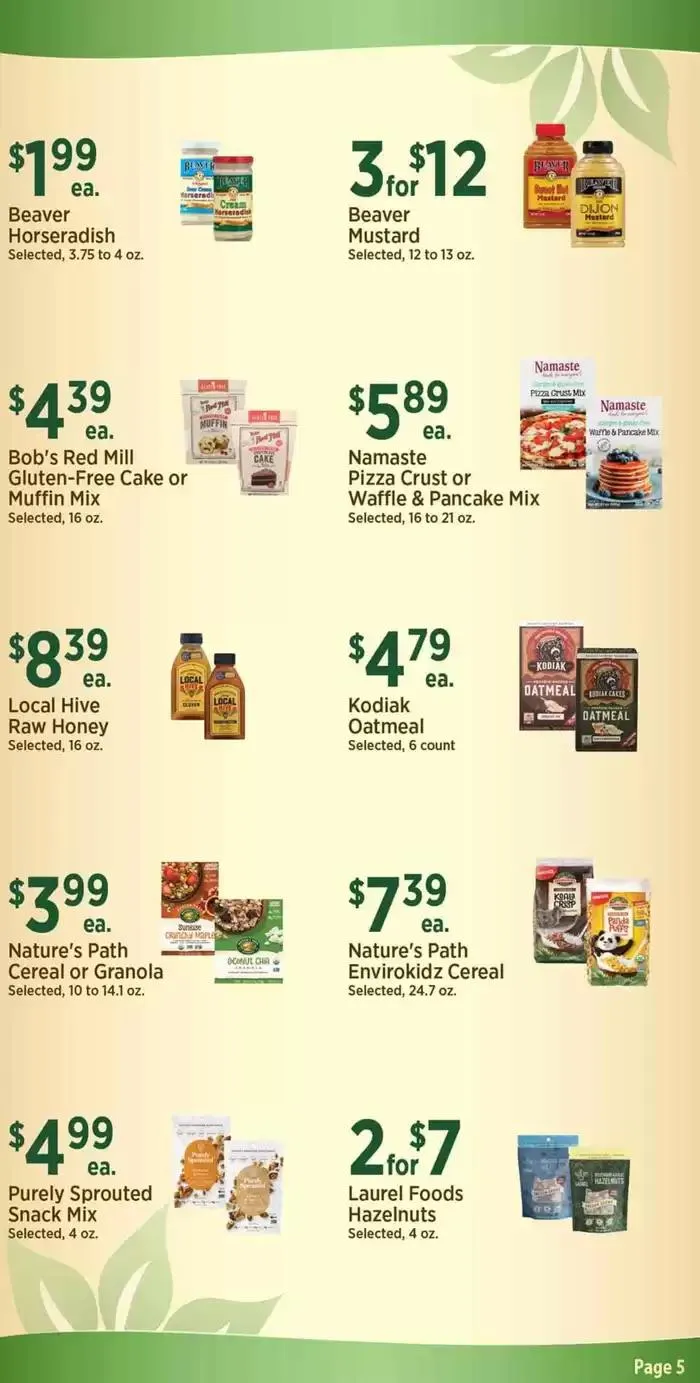 Weekly ad Yoke's Fresh Market Nature's Corner from March 26 to April 22 2025 - Page 5