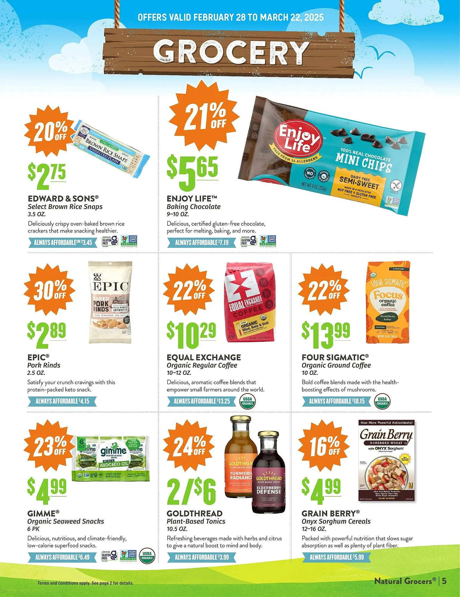 Weekly ad Natural Grocers ad from February 28 to March 22 2025 - Page 5