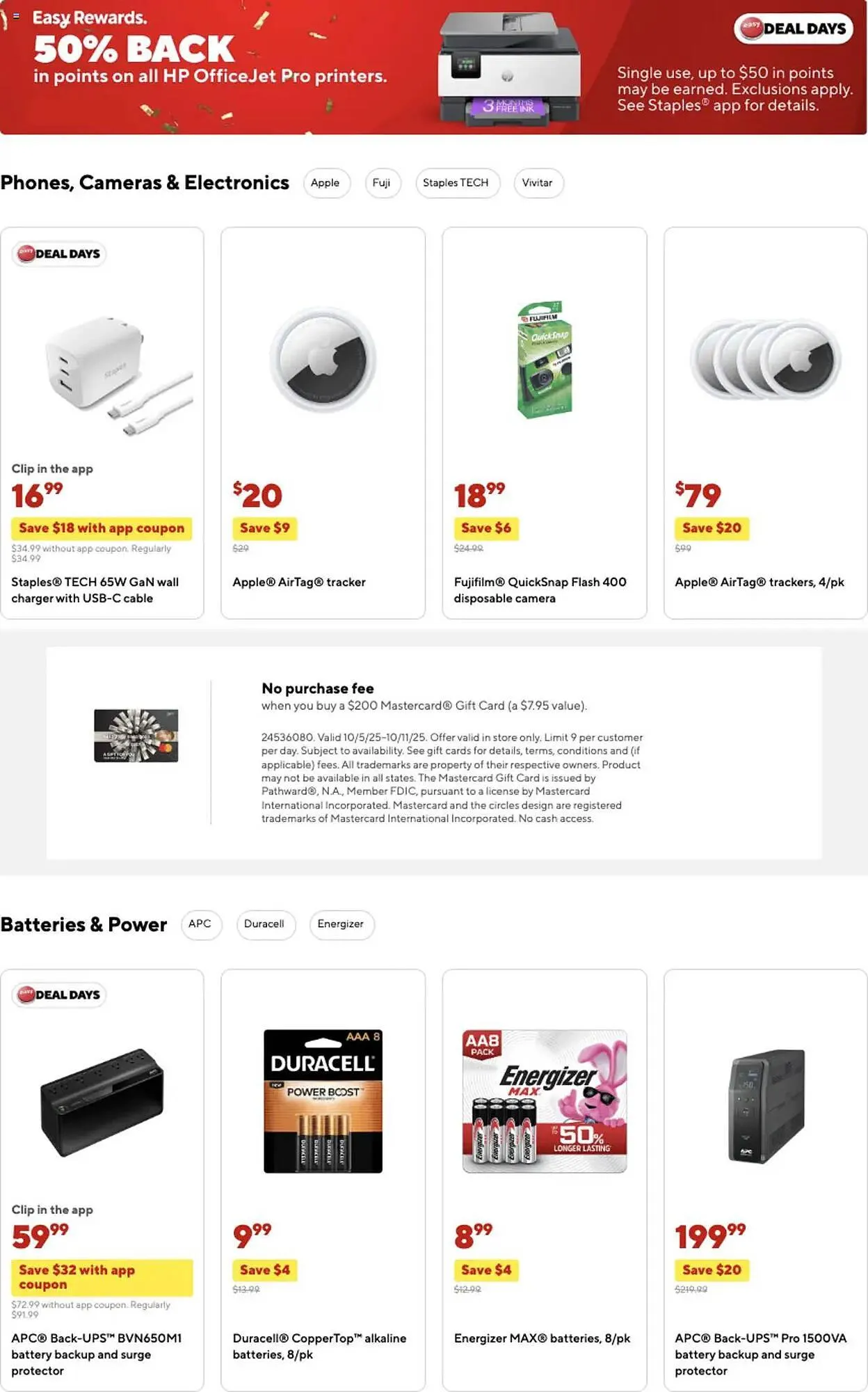 Weekly ad Staples weekly ad from October 5 to October 12 2025 - Page 12