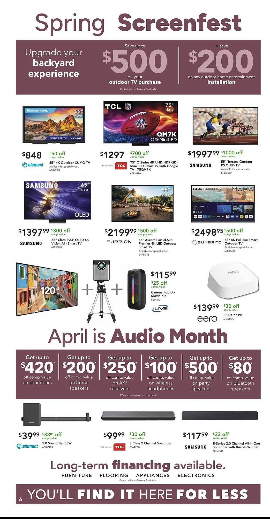 Weekly ad Nebraska Furniture Mart weekly ad from April 15 to April 21 2026 - Page 6