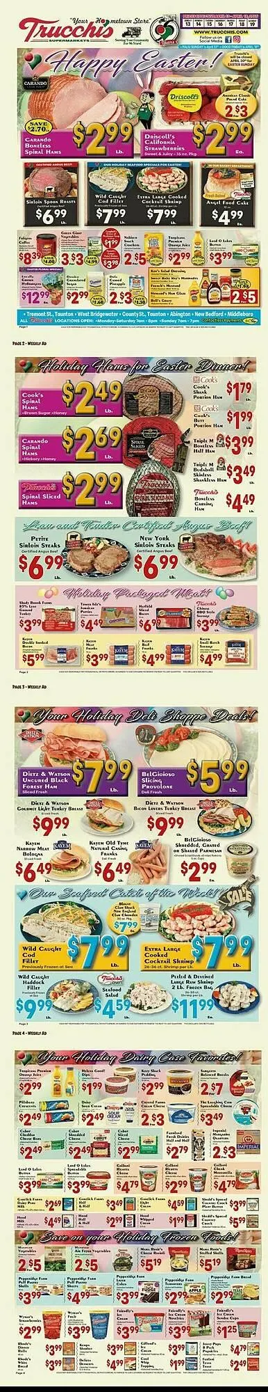 Weekly ad Trucchis Weekly Ad from April 13 to April 19 2025 - Page 1