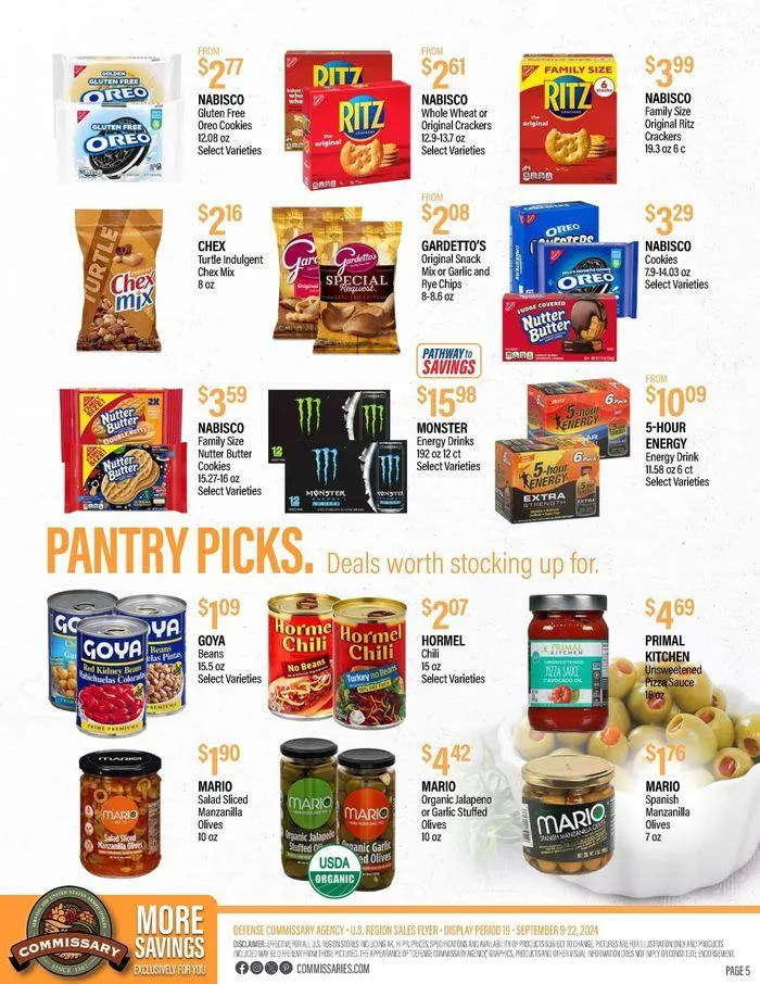 Weekly ad Flyer Commissary from September 9 to September 22 2024 - Page 5