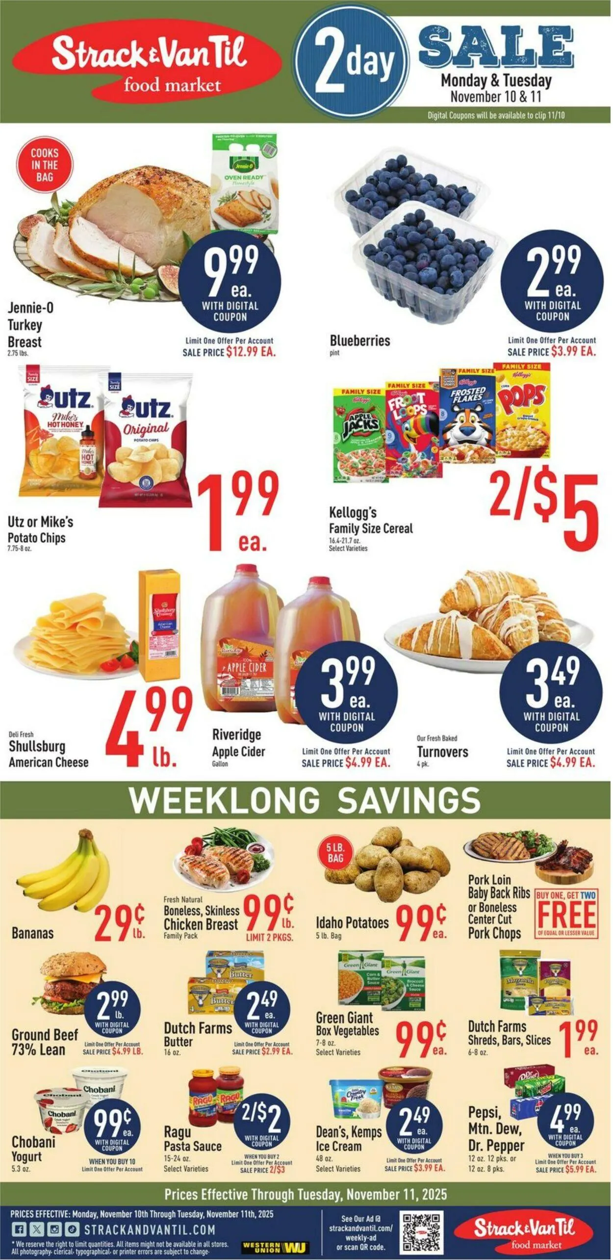 Weekly ad Strack & Van Til Current weekly ad from November 10 to November 11 2025 - Page 1