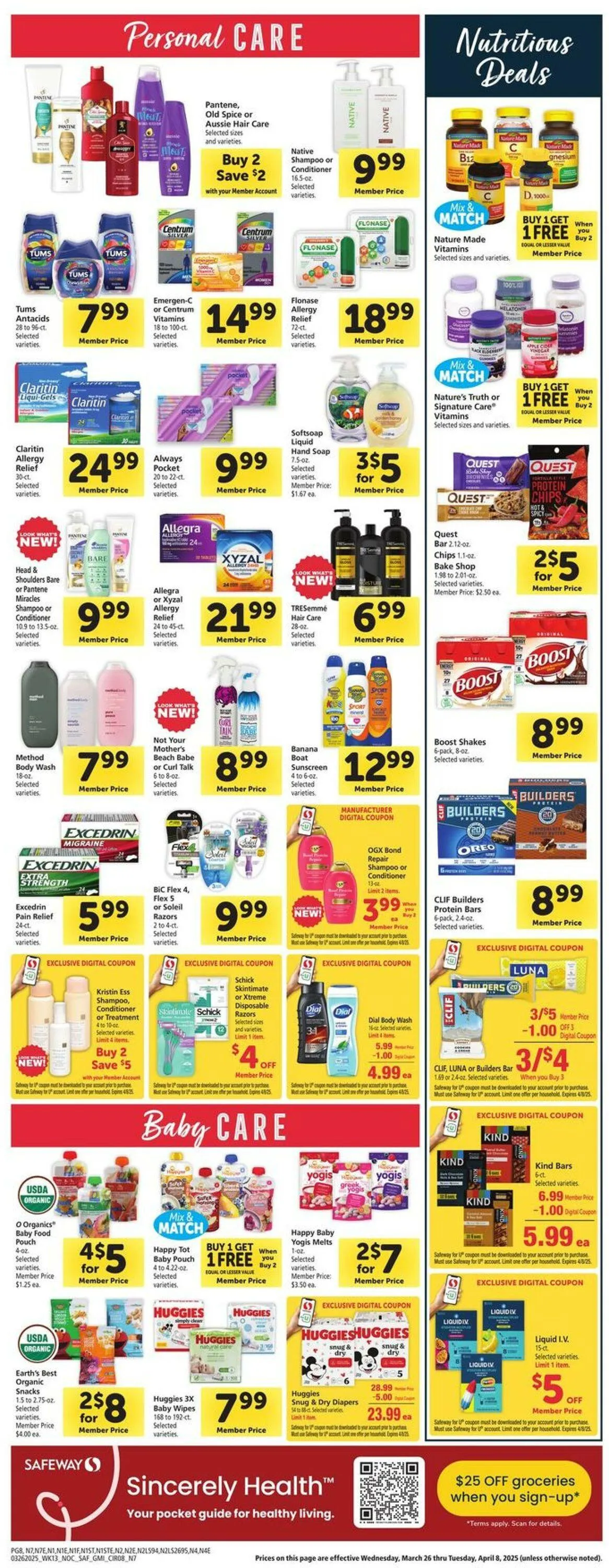 Catálogo de Safeway Current weekly ad 26 de marzo al 1 de abril 2025 - Página 8