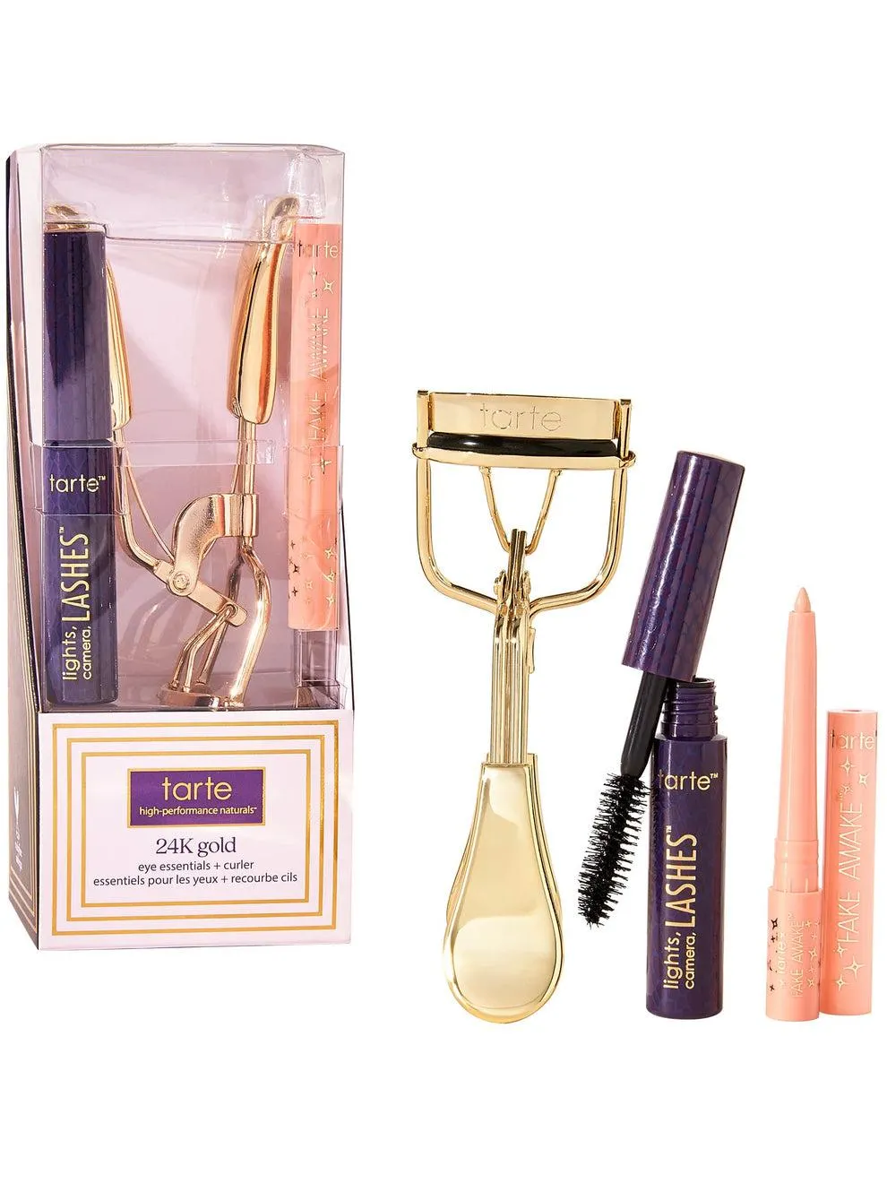 24K gold eye essential & curler