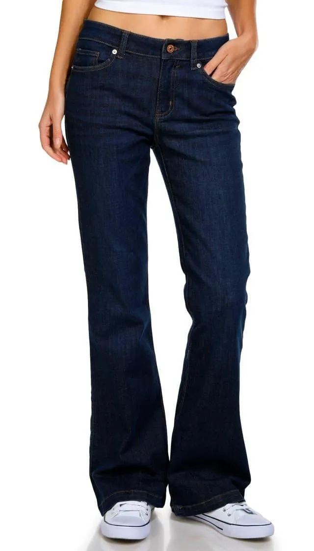 Rewash Juniors Low Rise Y2K Bootcut Jeans