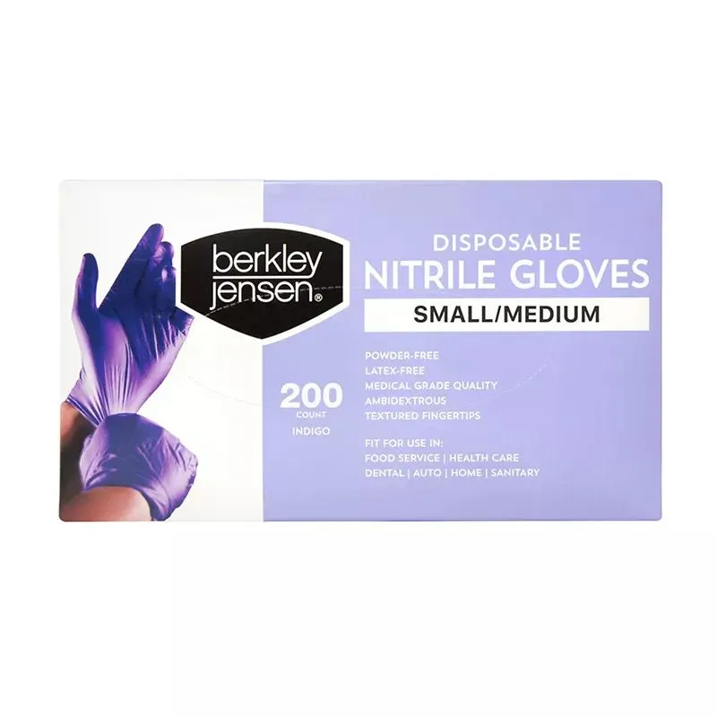 Berkley Jensen Small/Medium Disposable Nitrile Gloves, 200 ct.