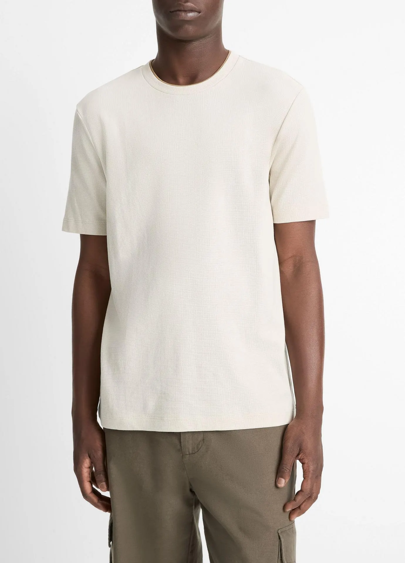 Double-Neck Pima Cotton T-Shirt