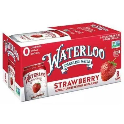 Waterloo Strawberry Sparkling Water
