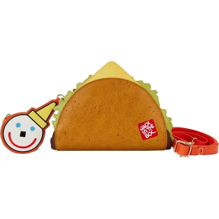Jack in the Box Late Night Taco Crossbody Bag With Coin Bag