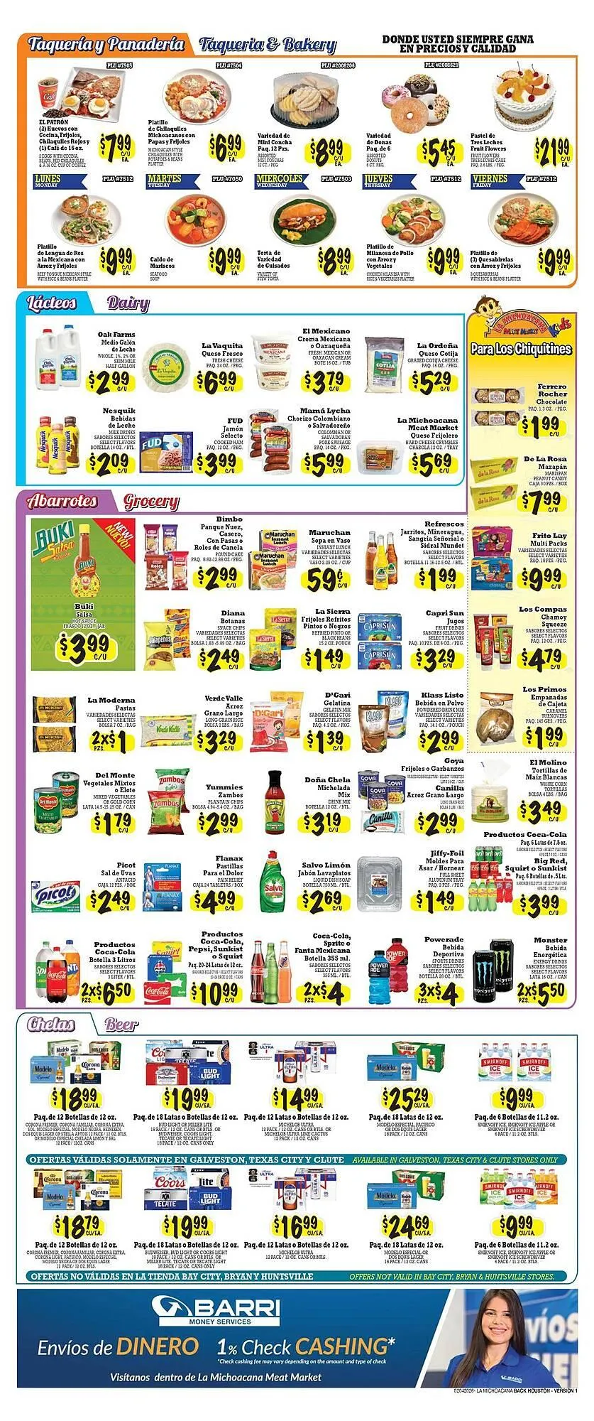Weekly ad La Michoacana weekly ad from February 4 to February 17 2026 - Page 2