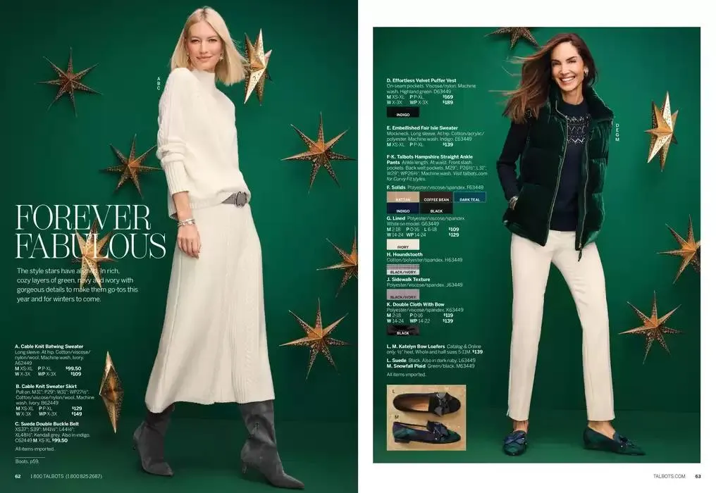 Weekly ad Talbots What’s in a WISH? from November 16 to November 30 2024 - Page 32