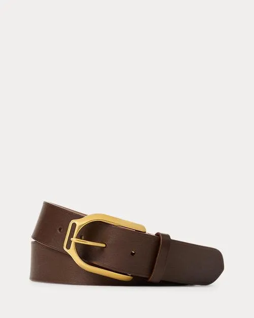 Welington Stirrup-Buckle Calfskin Belt