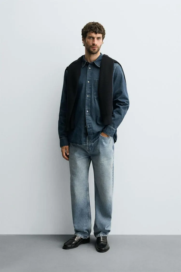 WASHED DENIM SHIRT