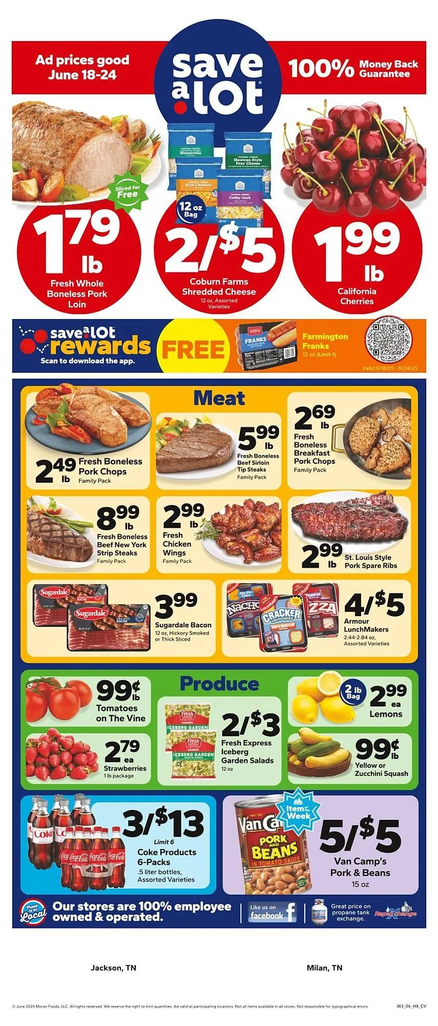Weekly ad Save a Lot Weekly Ad from June 18 to June 24 2025 - Page 1