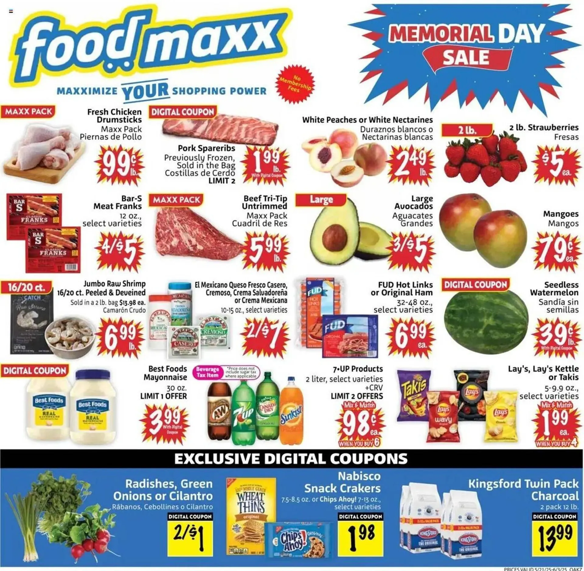 Weekly ad Foodmaxx Weekly Ad from May 21 to May 26 2025 - Page 1