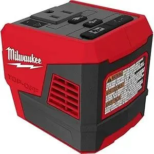 Milwaukee 2846-20 M18 18V 175W TOP-Off Li-Ion Compact Inverter Power Supply