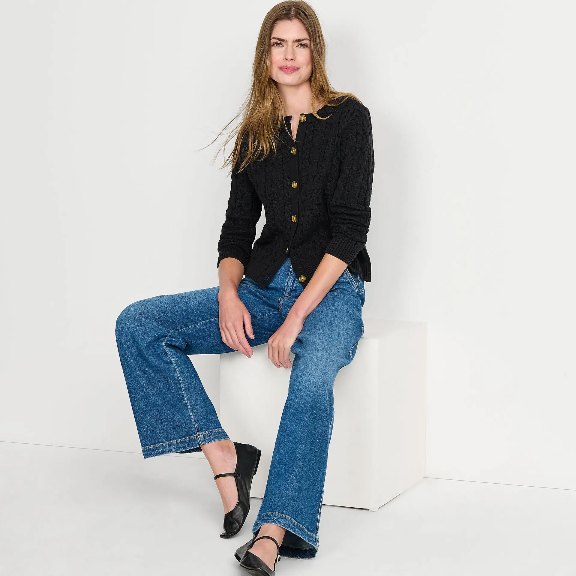 Women's Drifter Cable Cardigan Sweater