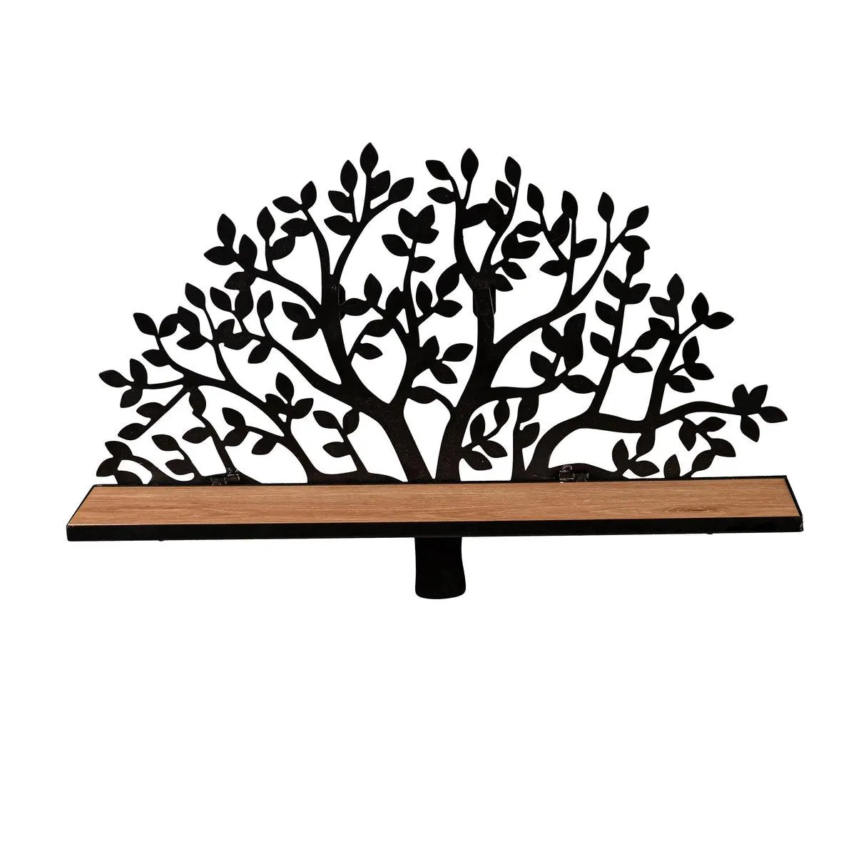 Collapsible Wall Shelf with Laser cut Motif, Tree of Life