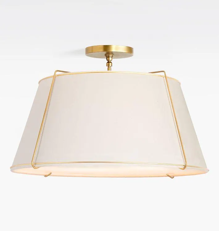 Conical 24" Semi-Flush Mount