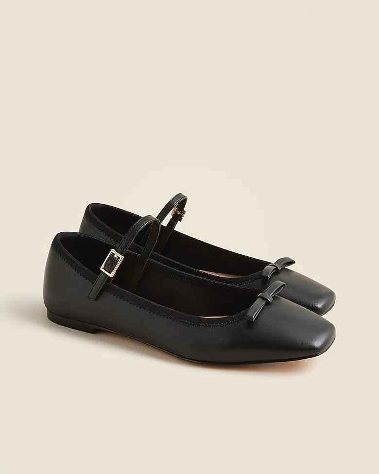 Quinn Mary Jane ballet flats in leather