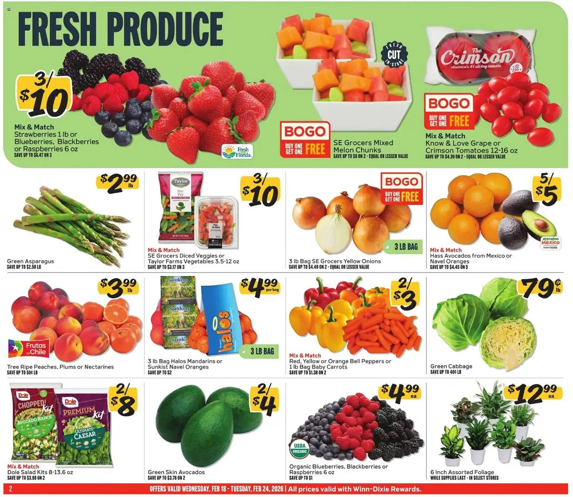 Weekly ad Winn Dixie weekly ad from February 18 to February 24 2026 - Page 2