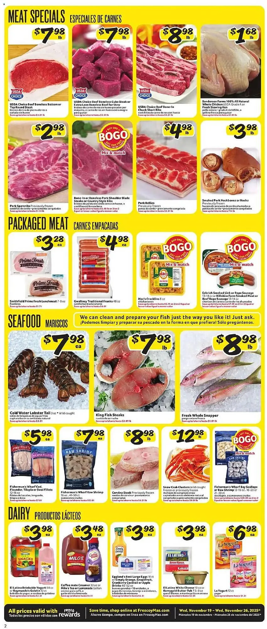Weekly ad Fresco y Más weekly ad from November 19 to November 27 2025 - Page 2
