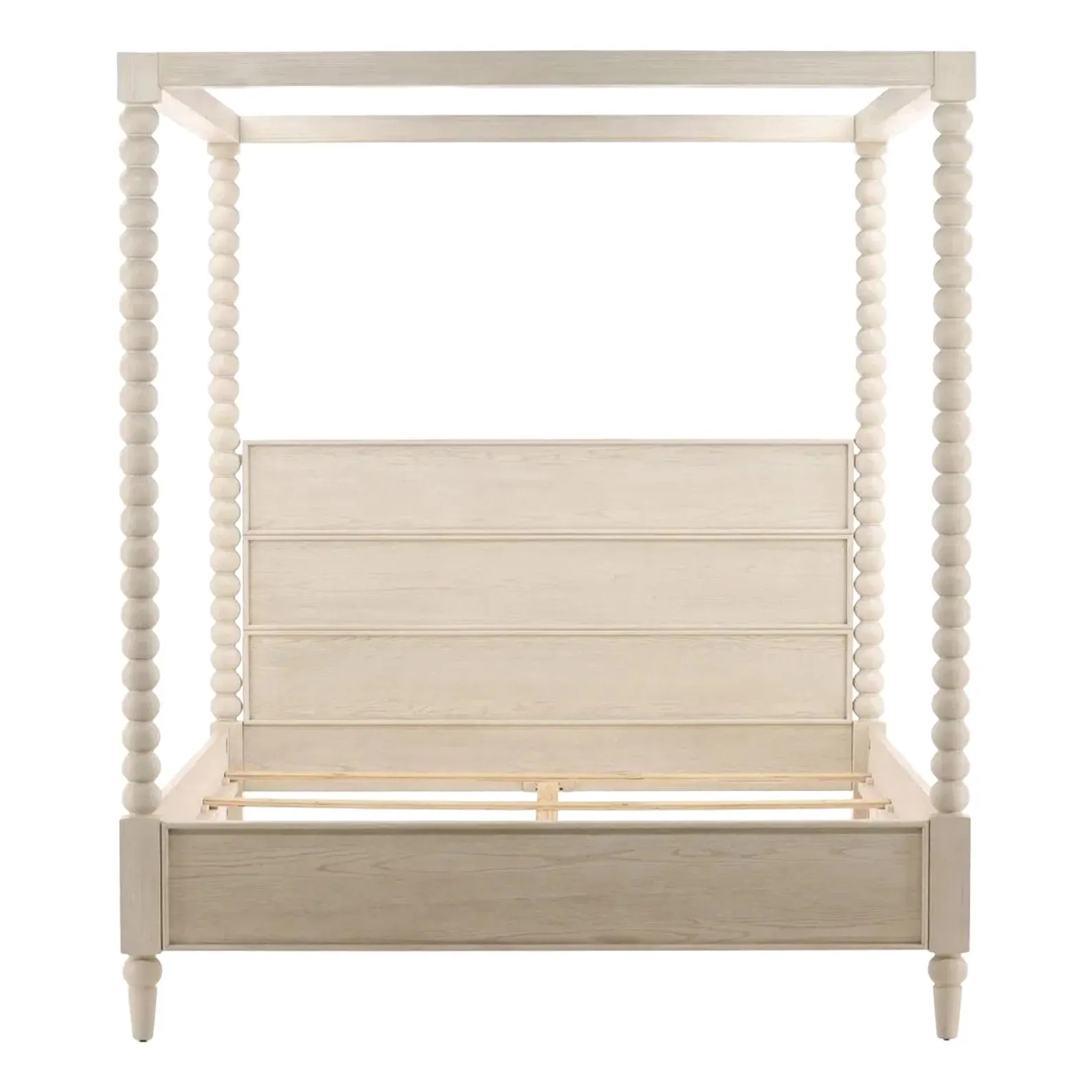 White Ball Poster King Bed Frame