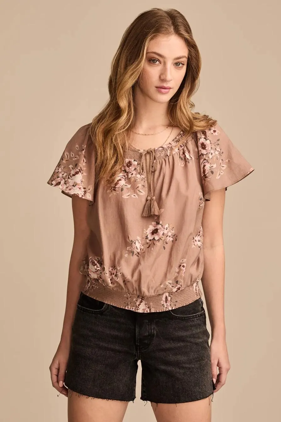 flutter sleeve top