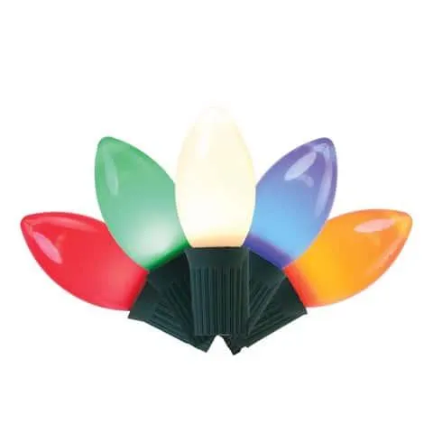 Celebrations Classic LED C9 Multicolored 25 ct String Christmas Lights 24 ft.