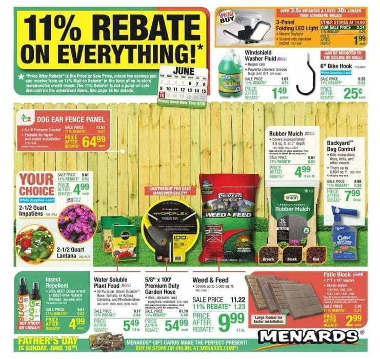 Weekly ad 11% OFF Everything! from June 6 to June 16 2024 - Page 1