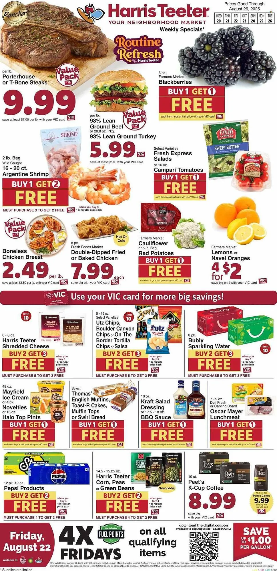 Weekly ad Harris Teeter Weekly Ad from August 20 to August 26 2025 - Page 1