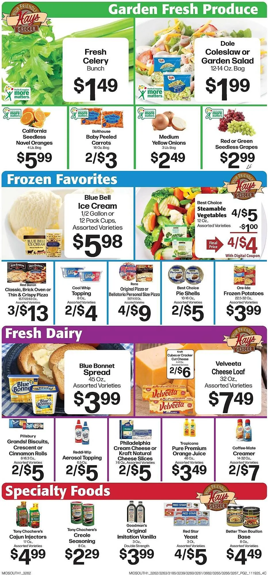 Weekly ad Hays Supermarket weekly ad from November 19 to November 27 2025 - Page 4