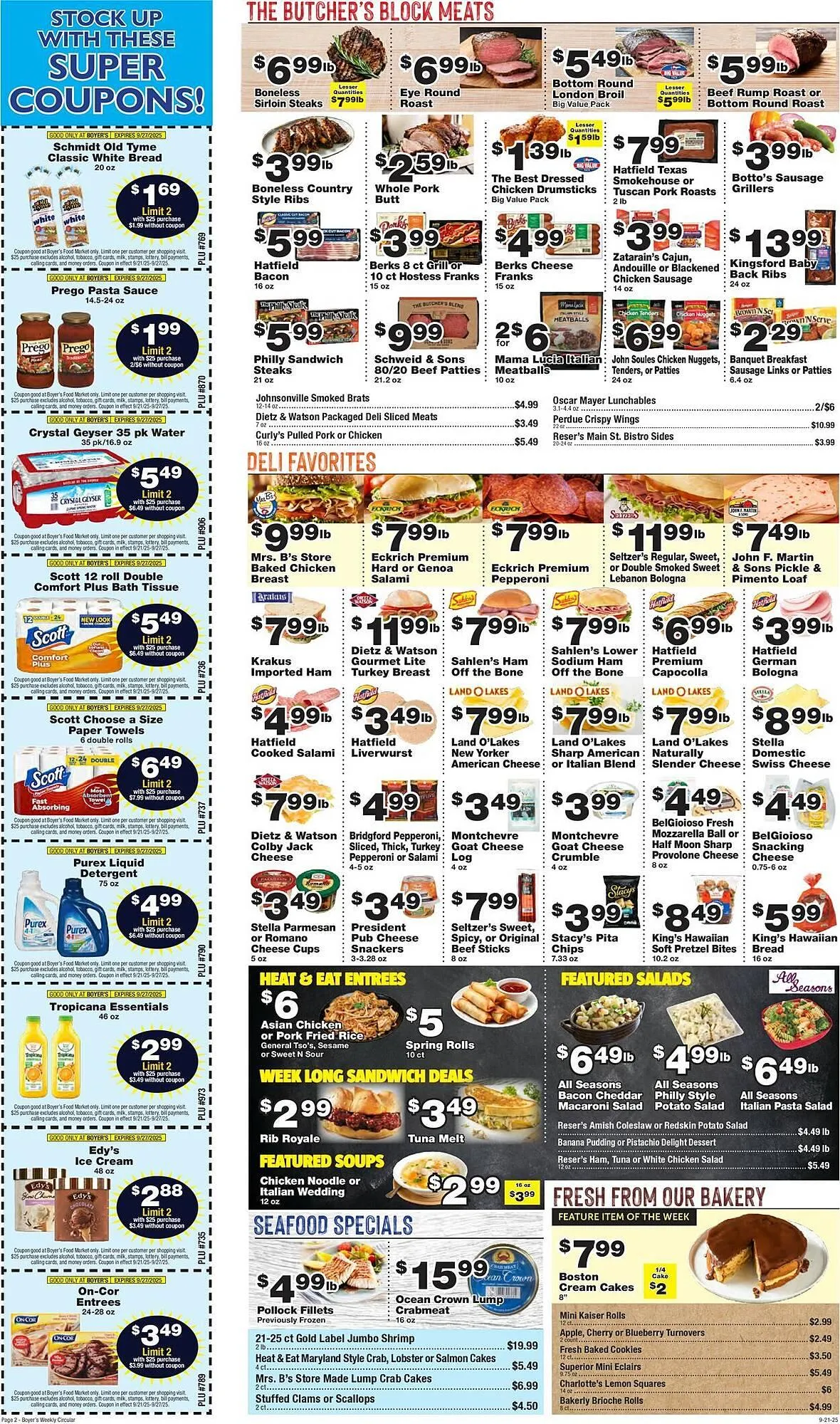 Weekly ad Boyer's Food Markets weekly ad from September 21 to September 27 2025 - Page 2