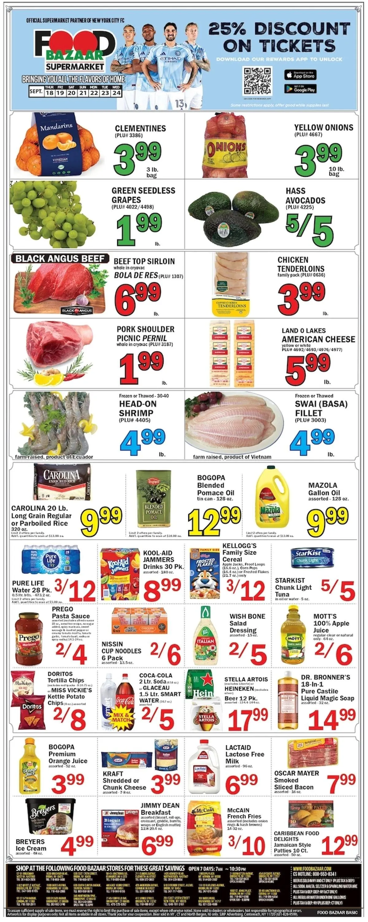 Weekly ad Food Bazaar from September 18 to September 24 2025 - Page 1